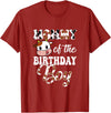 Love Family Matching Mommy of The Birthday Boy Cow Farm 1St Birthday Boy T-Shirt - Cranberry Red