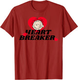 Peanuts Pig Pen Heartbreaker T-Shirt - Cranberry Red