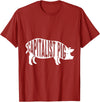 Capitalism Co Capitalist Pig - Fun Novelty Tshirt for Entrepreneurs T-Shirt - Cranberry Red