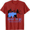 Mama Bear Apraxia Awareness Shirt For Women Men T-Shirt - Cranberry Red