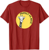 36 Endangered Animal Face Protect Your Neck Giraffe T-Shirt T-Shirt - Cranberry Red