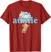Beary 1st Birthday Boy Teddy Bear Matching Apparel Auntie Teddy Bear 1st Birthday Boy Family Matching T-Shirt - Cranberry Red