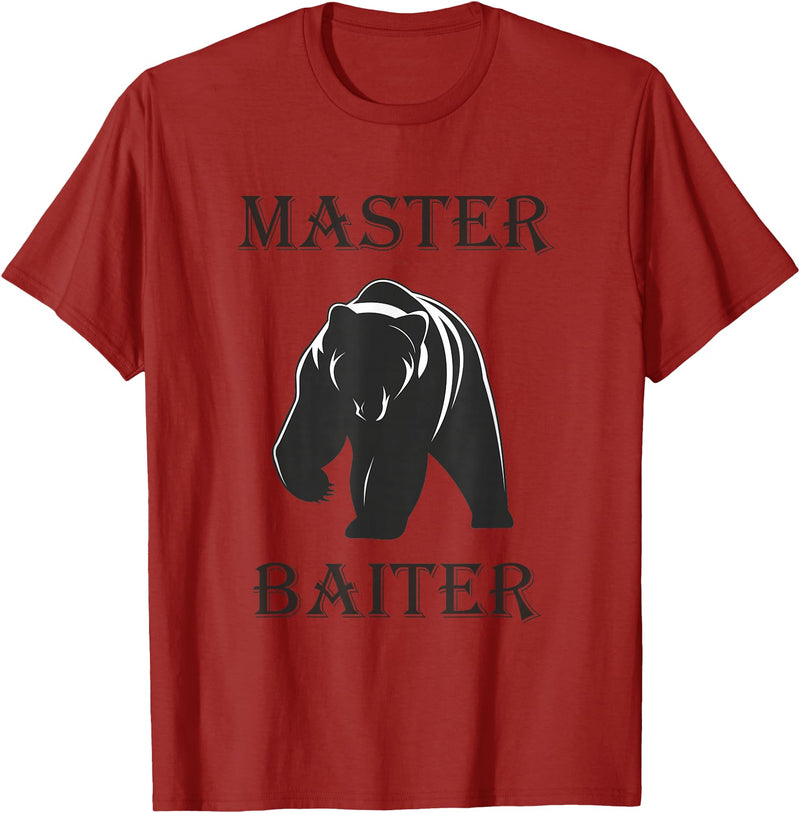 OutdoorMerch Master Bear Baiter Shirt T-Shirt - Cranberry Red