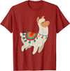 My Awesome llama T-Shirts No Drama Llama Funny Lama T-Shirt - Cranberry Red