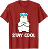 Cute Polar Bear Gifts And Tees Polar Bear Arctic - Stay Cool T-Shirt - Cranberry Red