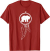 American Indian Shirts by CrushRetro Native American Dreamcatcher Bear Women Men Kids T-Shirt - Cranberry Red