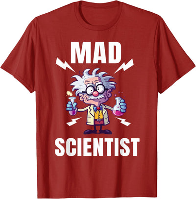Funny Science Mad Scientist Shirt Kids Toddler Boys Girls Child Science T-Shirt