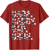 Highland Cow Dad Shirt Dad Cow Print Father's Day Dad Dada Daddy Bruh Papa Cow Daddy Love Cows Dad Cow Print T-Shirt -