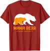 LEUKEMIA Awareness T-Shirt Mama Bear LEUKEMIA Awareness Shirt For Women Men T-Shirt - Cranberry Red
