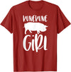 Angry Ant Graphics - Kunekune Pig Gifts Kune Kune Pig Gift for Women - Kunekune Girl T-Shirt - Cranberry Red