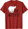 Polar Bears Against Climate Change Climate Change Polar Bear Environmentalist Gift T-Shirt - Cranberry Red
