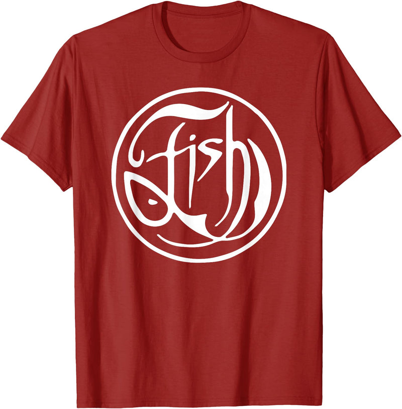 ceroveinticuatro Fish T-Shirt - Cranberry Red