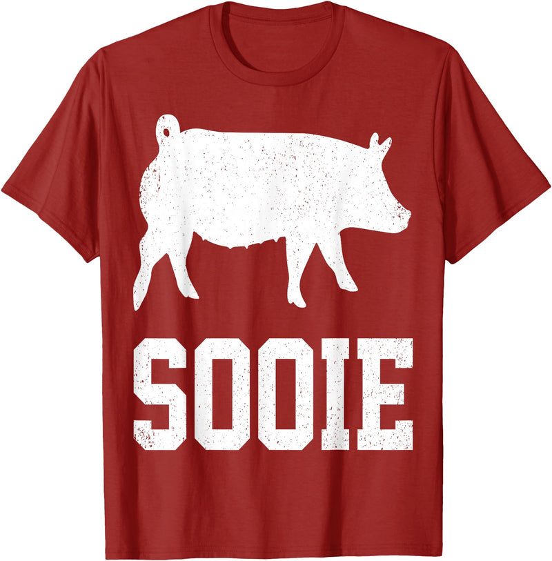 PIG Sooie T-Shirt - Cranberry Red