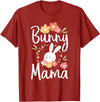 Bunny Mama - Rabbit Lover Zookeeper Farmer Veterinarian T-Shirt in Cranberry Red