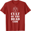 Cult Of The Dead Cow Tee Cult Of The Dead Cow Shirt T-Shirt - Cranberry Red