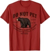 Do Not Pet the Chonky Forest Fluffs Appalachian Appalachian Trail Scenic Hiking Black Bear Funny Souvenir T-Shirt - Cranberry Red