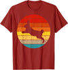 Vintage Rabbit Design Bunny Lover Men Women Boys Girls Kids T-Shirt in Cranberry Red
