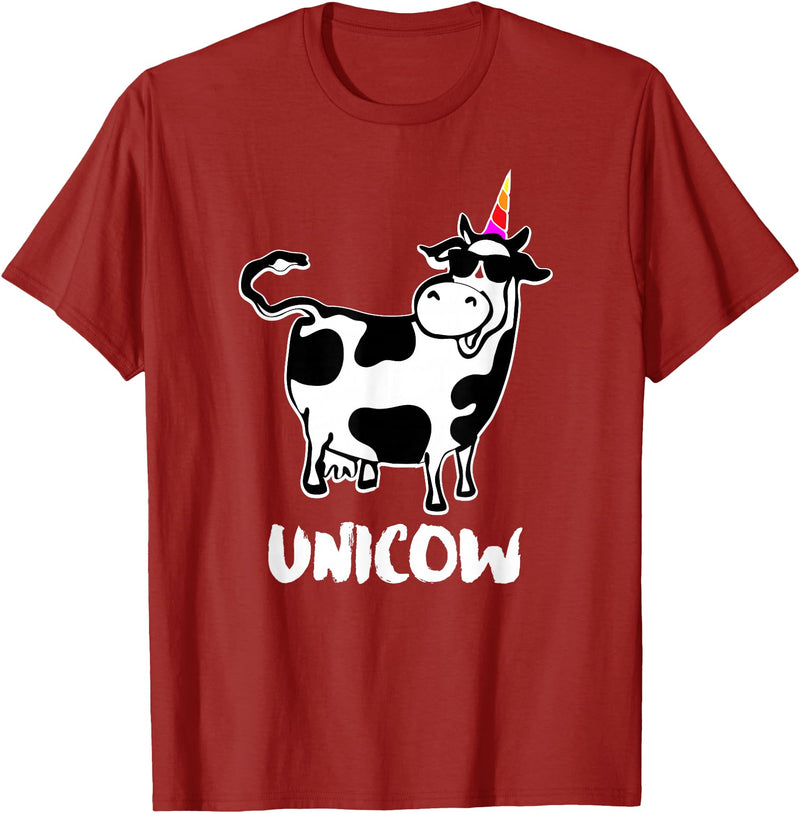 Cool Cow Lover Shirts & Funny Dairy Farmer Gifts Unicow. Cute Dairy Cow Farmer Shirt Funny Cow Lover Gift T-Shirt -