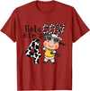 Holy Cow I'm 4 Birthday Boy Tee Gifts Cute 4th Cow Farm Animals Bday Holy Cow I'm 4 Birthday Boy T-Shirt - Cranberry Red