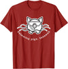 Bahamas Swimming Pigs Bahamas Swimming Pig with Mask and Snorkel T-Shirt - Cranberry Red