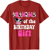 Grandma Of The Birthday Girl Farm Cow Shirts Grandma Of The Birthday Girl Farm Cow 1St Birthday Girl T-Shirt - Cranberry Red