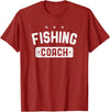 Fishing Coach Clothing Fishing Coach Vintage Fishing T-Shirt - Cranberry Red