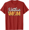 Netherlands Dwarf Rabbit Nethie Mom Bunny Mama Rabbit Dad T-Shirt in Cranberry Red