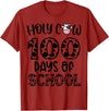 Holy Cow 100 Days Of School teachers Students Kids T-Shirt - Cranberry Red