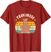 Teikirisi Take It Easy Funny Spanish Llama Latina Yoga T-Shirt - Cranberry Red