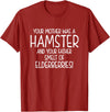 Your Mother was A Hamster and Your Father Hamster Lover T-Shirt - Cranberry Red