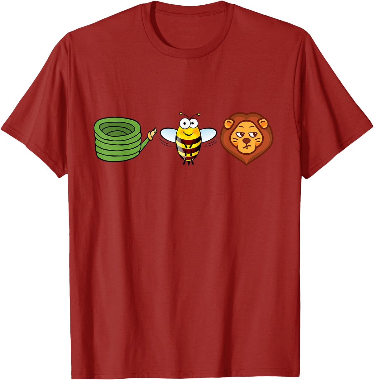 Hose Bee Lion Funny Gifts Hose Bee Lion Funny Gift TShirt T-Shirt - Cranberry Red