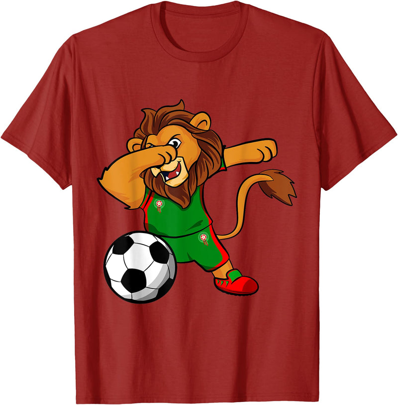 Lovers Maroc Berber culture Morocco Royal Lion for moroccan football lovers T-Shirt - Cranberry Red