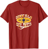 Historically Tee Buffalo Soldier T-Shirt - Cranberry Red