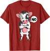 Funny Cow Lover & Owner Gift Ideas Cow Farmer Kids Boys Girls Womens T-Shirt - Cranberry Red