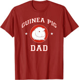 Miller Sye Guinea Pig Dad T-Shirt - Cranberry Red