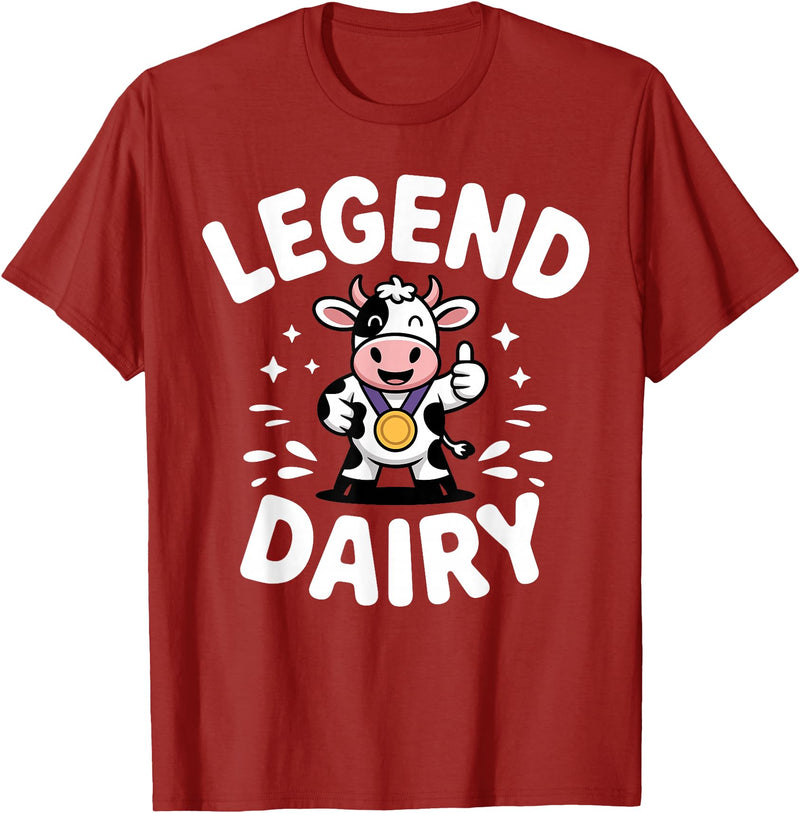 Cow Gift Cow Lover Accessories Cattle Farmer Stuff Funny Cow Print Design for Men Women Dairy Farmer Cow Lover T-Shirt -