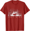 American Outdoor Apparel Horse Riding Apparel - Horse T-Shirt - Cranberry Red