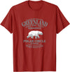 Port Stevens P.S.75 Design Greenland Polar Bear T-Shirt - Cranberry Red
