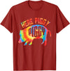 Here Piggy Piggy Design Here Piggy Piggy Funny Pig T-Shirt - Cranberry Red
