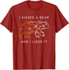 Schwule Bären & Bear Pride I Kissed a Bear an I liked it Gay Bear CSD T-Shirt - Cranberry Red