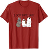 I Got Buns Hun Bunny Mom Cute Rabbit Lover Rabbit Mama T-Shirt in Cranberry Red