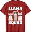 Funny Llama Gift Llama Lover Accessories & Stuff Funny Llama Design For Men Women Llama Alpaca Farm Animal T-Shirt - Cranberry Red