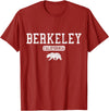 Berkeley California - Apparel & Gifts Berkeley California Bear Pride Vintage T-Shirt - Cranberry Red