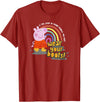 Peppa Pig If You Jump In Muddy Puddles Wear Your Boots! T-Shirt - Cranberry Red
