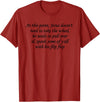 At This Point Shirt At This Point Jesus Doesn't Need To Take The Wheel T-Shirt - Cranberry Red