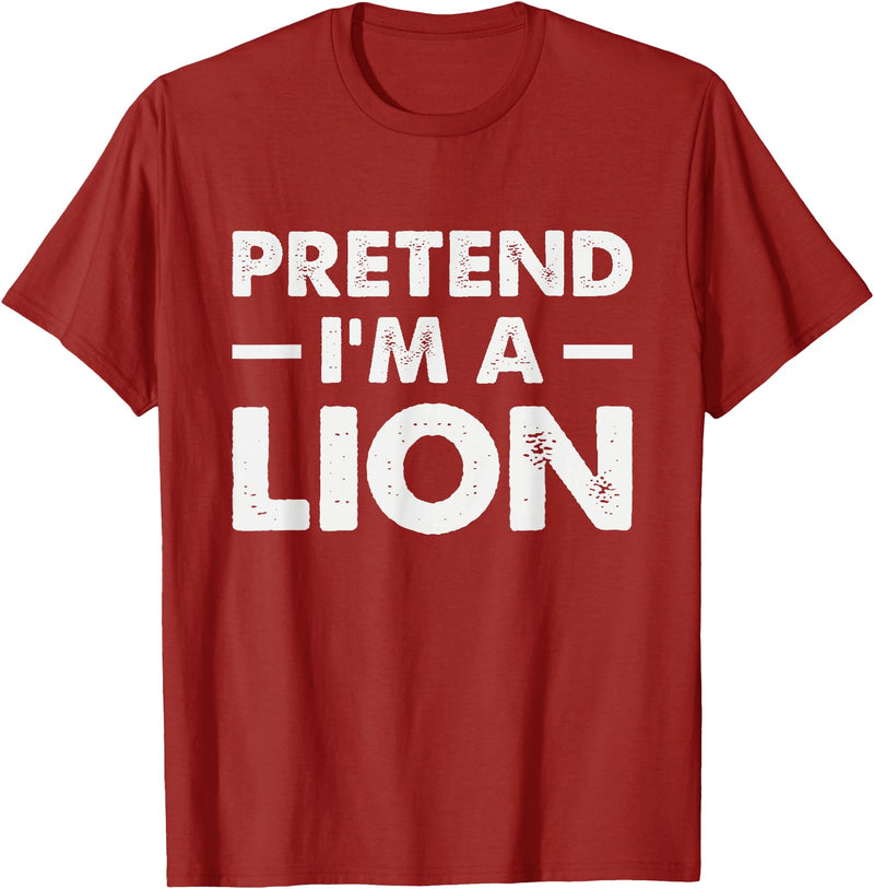 Pretend I’m A Lion Pretend I'm A Lion T-Shirt - Cranberry Red