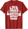 The Flintstones Loyal Order Of Water Buffalo Member T-Shirt - Cranberry Red