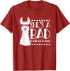 Llama - Alpaca Funny Designs Alpaca Fan Design Funny She's A Bad Grandma Llama For Women T-Shirt - Cranberry Red