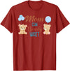 Family Baby Shower Gifts Mom Can Bearly Wait Bear Gender Neutral Boy Baby Shower T-Shirt - Cranberry Red