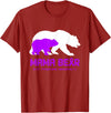 Rett Syndrome Awareness T-Shirt Mama Bear Rett Syndrome Awareness Shirt For Women Men T-Shirt - Cranberry Red